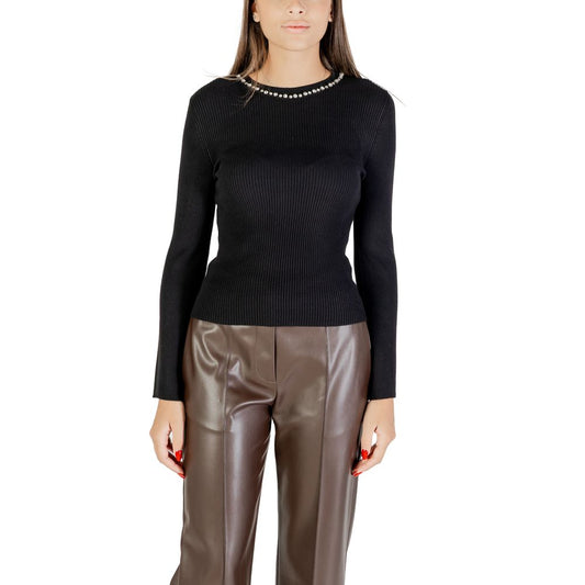 Only Black Viscose Sweatshirt 1728,71956299936,Black,Clothing,IT40|S,New with tags,Only,Sweaters - Clothing,Sweatshirts - Sweaters - Clothing,Women