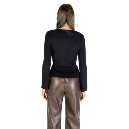 Only Black Viscose Sweatshirt 1728,71956299936,Black,Clothing,IT40|S,New with tags,Only,Sweaters - Clothing,Sweatshirts - Sweaters - Clothing,Women