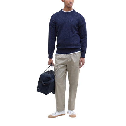 Barbour Blue Wool Sweatshirt 1728,71956299936,Barbour,Blue,Clothing,IT44 | S,Men,New with tags,Sweaters - Clothing,Sweatshirts - Sweaters - Clothing