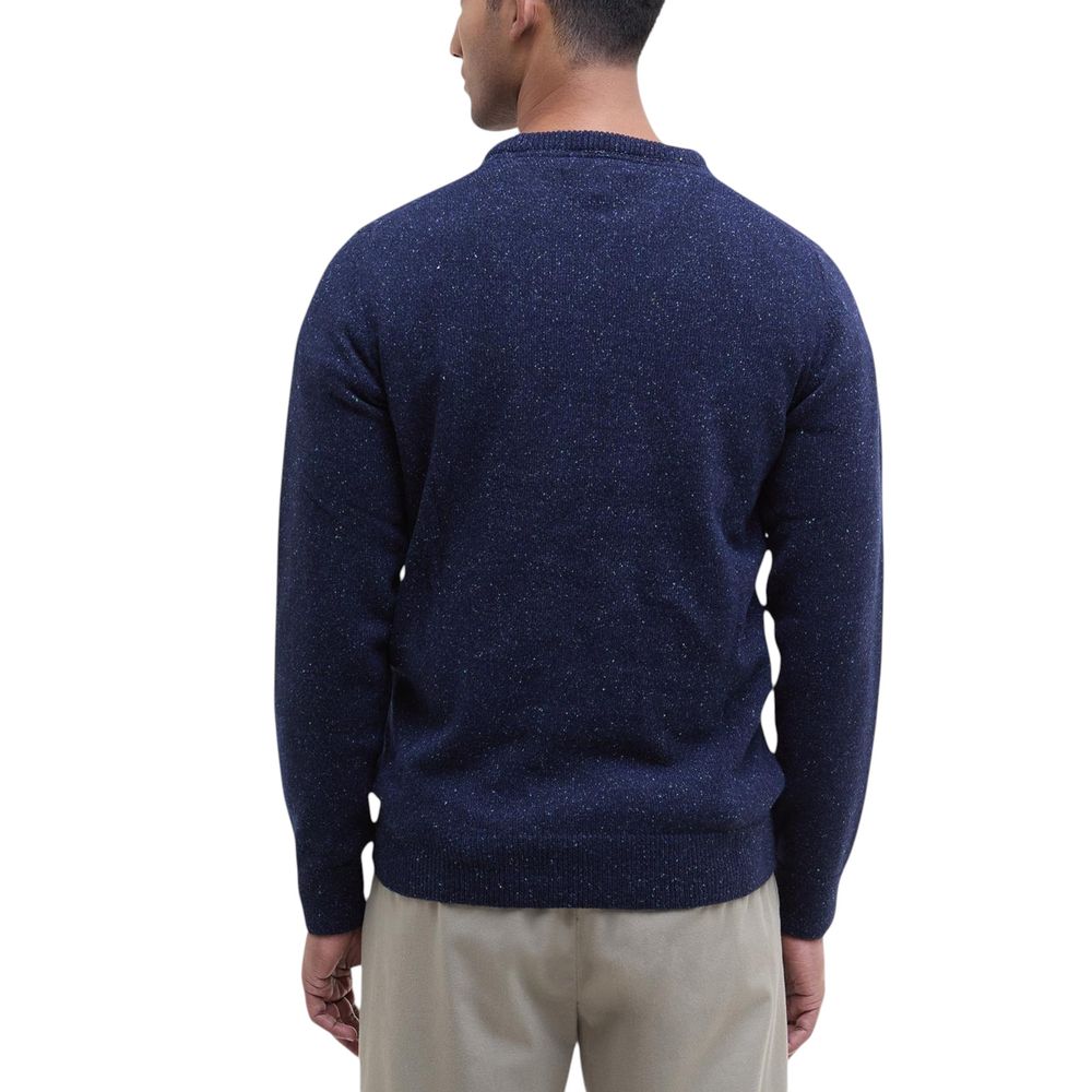 Barbour Blue Wool Sweatshirt 1728,71956299936,Barbour,Blue,Clothing,IT44 | S,Men,New with tags,Sweaters - Clothing,Sweatshirts - Sweaters - Clothing