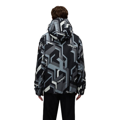 Napapijri Bicolor Recycled Polyester Shell Jacket 1728,71956299936,Bicolor,Clothing,IT42 | XS,Jackets & Coats - Clothing,Men,Napapijri,New with tags,Shell Jackets - Jackets & Coats - Clothing