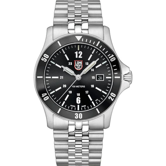 Luminox Gray Stainless Steel Sport Watch 1728,67434610848,Accessories,Gray,Luminox,Men,New with tags,Sport Watches - Watches - Accessories,Watches - Accessories