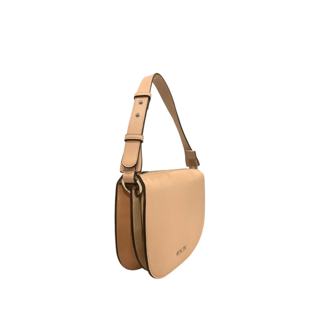 Twinset Pink PU Women Shoulder Bag
