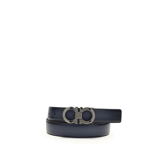 Ferragamo Black Calf Leather Bos Taurus Regular Belt 100 cm / 40 Inches,105 cm / 42 Inches,110 cm / 44 Inches,115 cm / 46 Inches,1728,72470364320,90 cm / 36 Inches,95 cm / 38 Inches,Accessories,Belts - Accessories,Black,Ferragamo,Men,New with tags,Regular