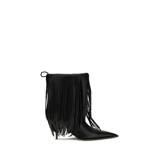 Balenciaga Black Calf Leather Bos Taurus Ankle Boots 1728,72470364320,Ankle - Boots - Shoes,Balenciaga,Black,Boots - Shoes,EU36/US6,EU37/US7,EU38/US8,EU39/US9,New with tags,Shoes,Women