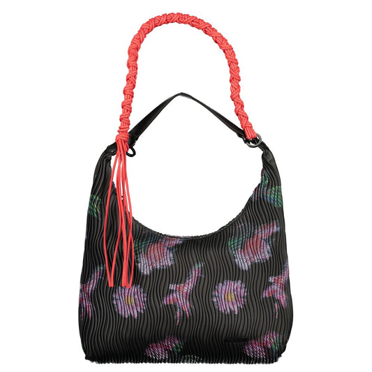 Desigual Nero Polyurethane Women Handbag 1728,67403481248,Bags,Black,Desigual,Handbags - Bags,New with tags,Women