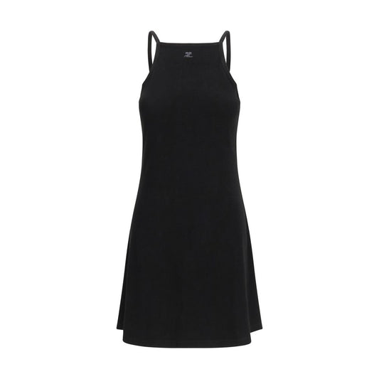Courrèges Black Viscose Casual Dress 1728,72470364320,Black,Casual - Dresses - Clothing,Clothing,Courrèges,Dresses - Clothing,M,New with tags,S,Short - Dresses - Clothing,Sleeveless - Dresses - Clothing,Women