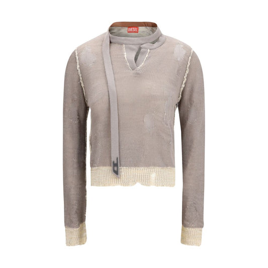 Diesel Gray Cotton Sweatshirt 1728,72470364320,Clothing,Diesel,Gray,M,New with tags,S,Sweaters - Clothing,Sweatshirts - Sweaters - Clothing,Women