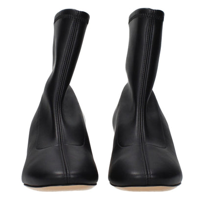 Casadei Black Leather Ankle Boots