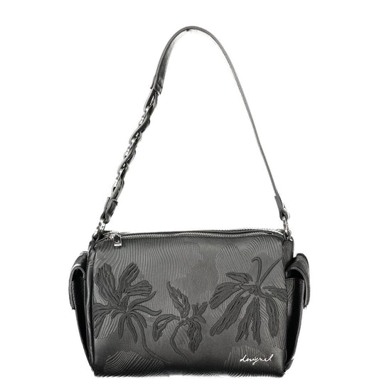 Desigual Black Polyurethane Women Handbag 1728,67403481248,Bags,Black,Desigual,Handbags - Bags,New with tags,Women
