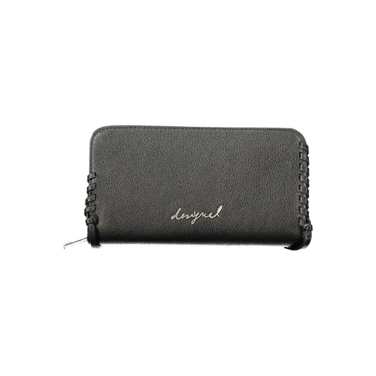Desigual Black Polyurethane Women Wallet 1728,67403481248,Accessories,Black,Desigual,New with tags,Wallets - Accessories,Wallets - Wallets - Accessories,Women