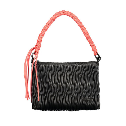 Desigual Black Polyethylene Handbag 1728,67403481248,Bags,Black,Desigual,Handbags - Bags,New with tags,Women