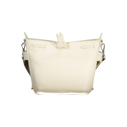 Coccinelle Bianco Leather Women Handbag 1728,67403481248,Bags,Coccinelle,Handbags - Bags,New with tags,White,Women