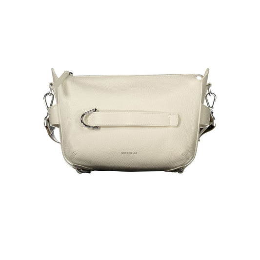 Coccinelle Bianco Leather Women Handbag 1728,67403481248,Bags,Coccinelle,Handbags - Bags,New with tags,White,Women