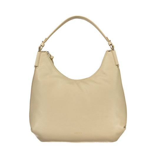Coccinelle Beige Leather Women Handbag 1728,67403481248,Bags,Beige,Coccinelle,Handbags - Bags,New with tags,Women