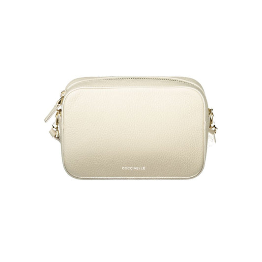 Coccinelle Bianco Leather Women Handbag 1728,67403481248,Bags,Coccinelle,Handbags - Bags,New with tags,White,Women
