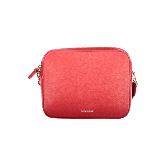 Coccinelle Rosso Leather Women Handbag 1728,67403481248,Bags,Coccinelle,Handbags - Bags,New with tags,Red,Women