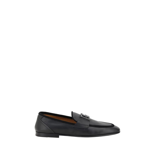Dolce & Gabbana Black Calf Leather Bos Taurus Slip-On Loafers 1728,72470364320,Black,Dolce & Gabbana,EU41/US8,EU42/US9,EU43/US10,EU44/US11,EU45/US12,EU46/US13,Loafers - Shoes,Men,New with tags,Shoes,Slip-On Loafers - Loafers - Shoes