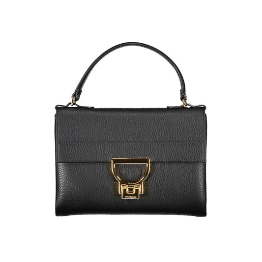 Coccinelle Black Leather Women Handbag 1728,67403481248,Bags,Black,Coccinelle,Handbags - Bags,New with tags,Women