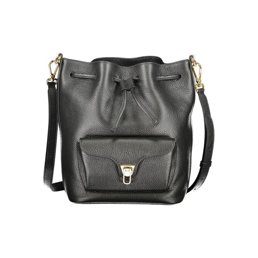 Coccinelle Black Leather Women Handbag 1728,67403481248,Bags,Black,Coccinelle,Handbags - Bags,New with tags,Women