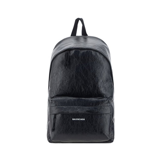 Balenciaga Black Calf Leather Bos Taurus Backpack 1728,72470364320,Backpacks - Bags,Bags,Balenciaga,Black,Men,New with tags