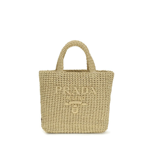 Prada Beige Raffia Handbag 1728,72470364320,Bags,Beige,Handbags - Bags,New with tags,Prada,Women