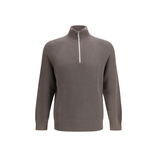 Brunello Cucinelli Brown Cotton Sweatshirt 1728,72470364320,Brown,Brunello Cucinelli,Clothing,IT46 | S,IT48 | M,IT50 | L,IT52 | XL,IT54 | XXL,Men,New with tags,Sweaters - Clothing,Sweatshirts - Sweaters - Clothing