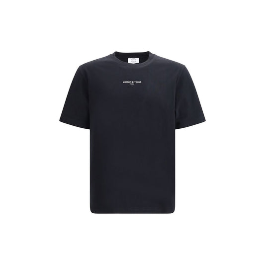 Maison Kitsuné Black Cotton T-Shirt 1728,72470364320,Black,Clothing,L,M,Maison Kitsuné,Men,New with tags,S,T-Shirts - Clothing,T-Shirts - T-Shirts - Clothing,XL,XS