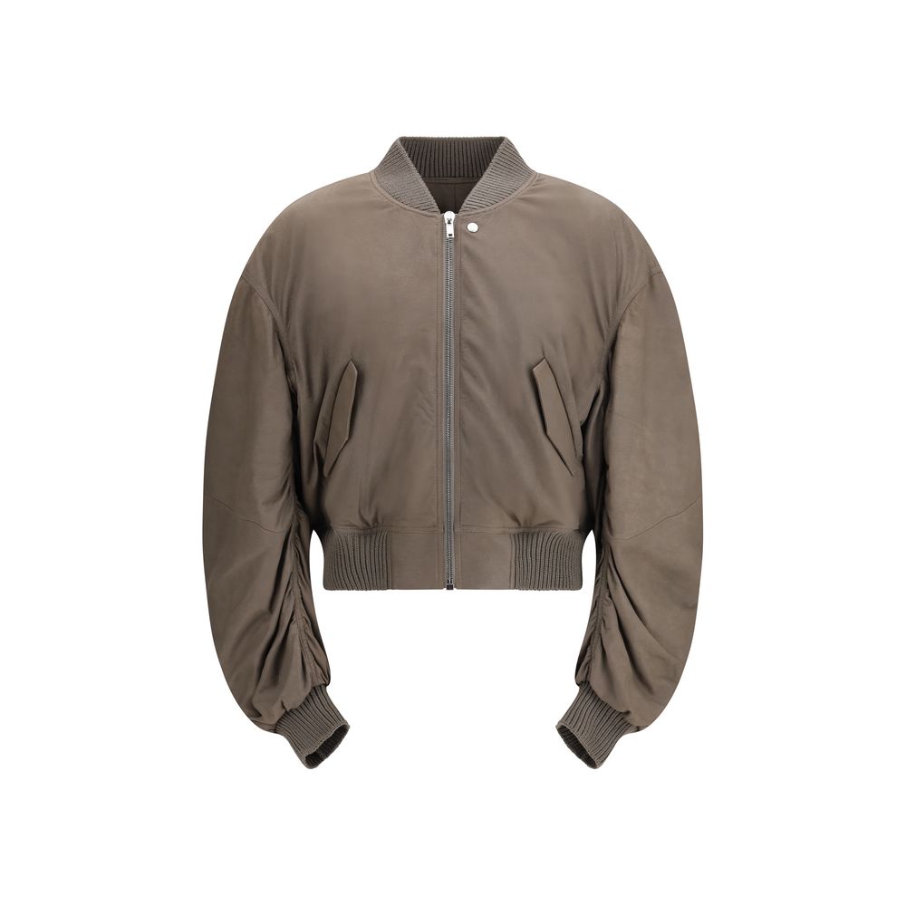 Rick Owens Gray Lamb Ovis Aries Bomber