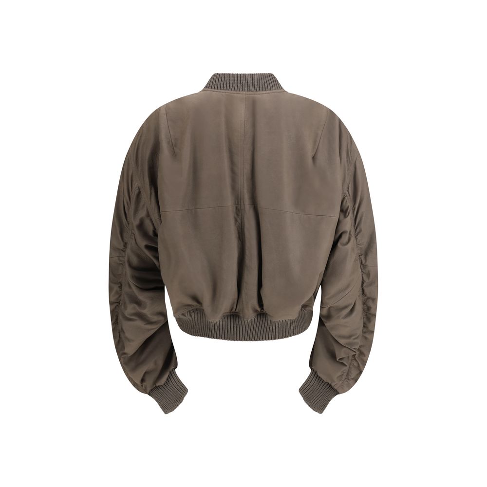 Rick Owens Gray Lamb Ovis Aries Bomber