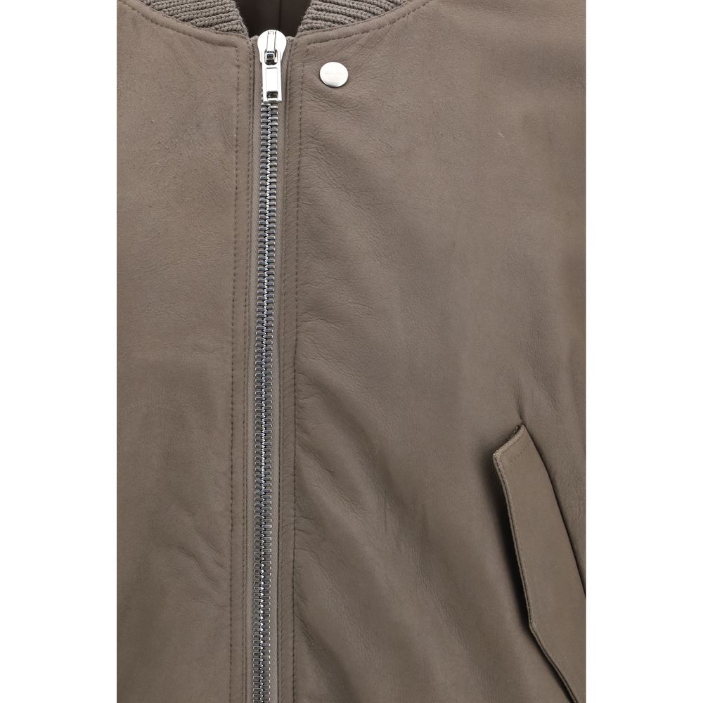 Rick Owens Gray Lamb Ovis Aries Bomber