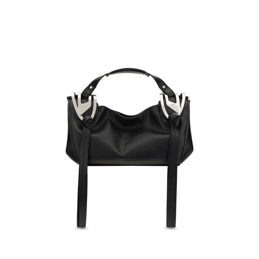 Diesel Black Calf Leather Bos Taurus Shoulder Bag 1728,72470364320,Bags,Black,Diesel,New with tags,Shoulder Bags - Bags,Women