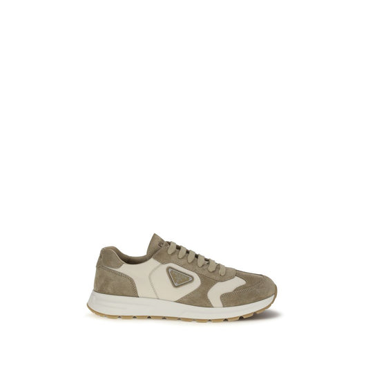 Prada Beige Calf Leather Bos Taurus Athletic Sneakers 1728,72470364320,Athletic - Sneakers - Shoes,Beige,EU39.5/US6.5,EU39/US6,EU40.5/US7.5,EU40/US7,EU41.5/US8.5,EU41/US8,EU42/US9,EU43/US10,EU44/US11,EU45/US12,Men,New with tags,Prada,Shoes,Sneakers - Shoe