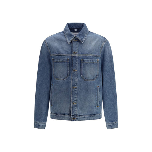 Off-White Blue Cotton Denim Jacket 1728,72470364320,Blue,Clothing,Denim Jackets - Jackets & Coats - Clothing,Jackets & Coats - Clothing,L,M,Men,New with tags,Off-White,S,XL