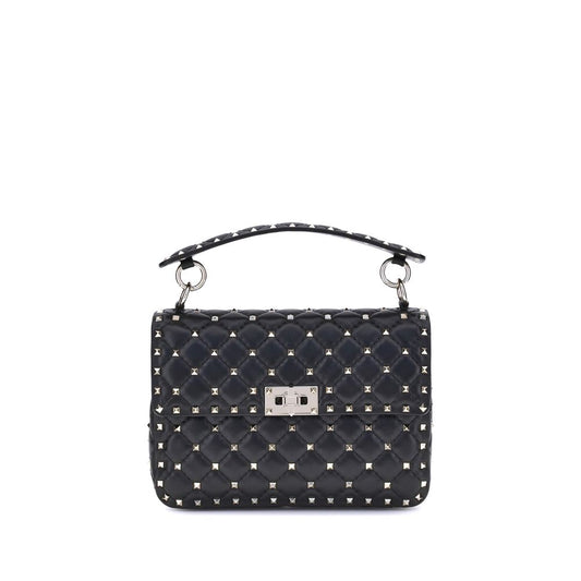 Valentino Garavani Black Lamb Ovis Aries Aries Shoulder Bag 1728,72470364320,Bags,Black,New with tags,Shoulder Bags - Bags,Valentino Garavani,Women