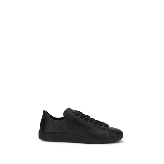 Valentino Garavani Black Calf Leather Bos Taurus Sneakers 1728,72470364320,Black,EU39/US6,EU40.5/US7.5,EU40/US7,EU41.5/US8.5,EU41/US8,EU42.5/US9.5,EU42/US9,EU43/US10,EU44/US11,EU45/US12,EU46/US13,Men,New with tags,Shoes,Sneakers - Shoes,Valentino Garavani