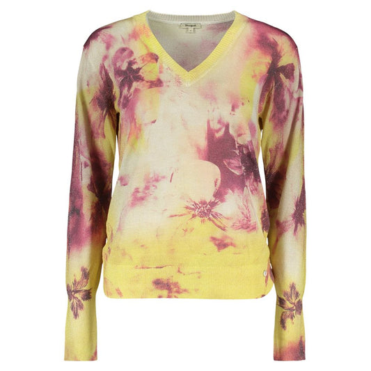 Desigual Giallo Viscosa Womens Sweater 1728,67403481248,Clothing,Desigual,L,M,New with tags,S,T-Shirts - Clothing,T-Shirts - T-Shirts - Clothing,Women,XL,XS,Yellow