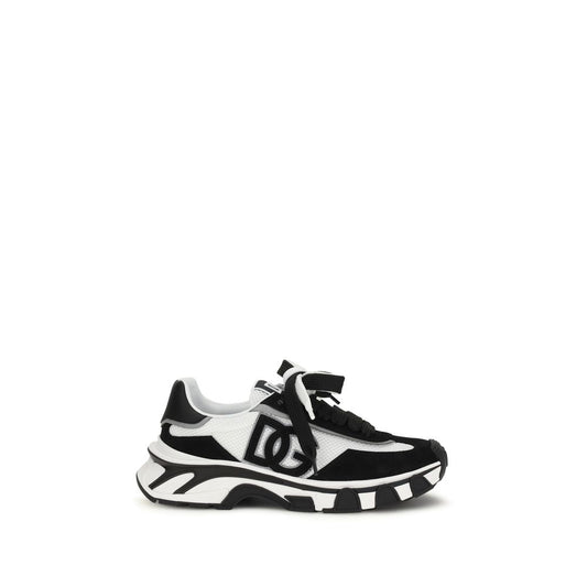 Dolce & Gabbana Black Calf Leather Bos Taurus Athletic Sneakers 1728,72470364320,Athletic - Sneakers - Shoes,Black,Dolce & Gabbana,EU40.5/US7.5,EU40/US7,EU41.5/US8.5,EU41/US8,EU42.5/US9.5,EU42/US9,EU43.5/US10.5,EU43/US10,EU44.5/US11.5,EU44/US11,EU45/US12,