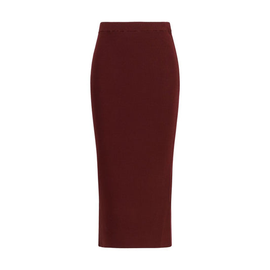 Max Mara Bordeaux Viscose Sweatshirt