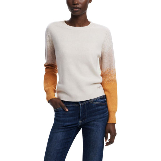 Desigual Beige Viscose Sweatshirt 1728,71956299936,Beige,Clothing,Desigual,IT42|M,IT44|L,New with tags,Sweaters - Clothing,Sweatshirts - Sweaters - Clothing,Women