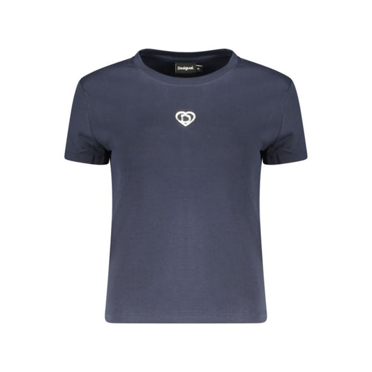 Desigual Blue Cotton T-Shirt