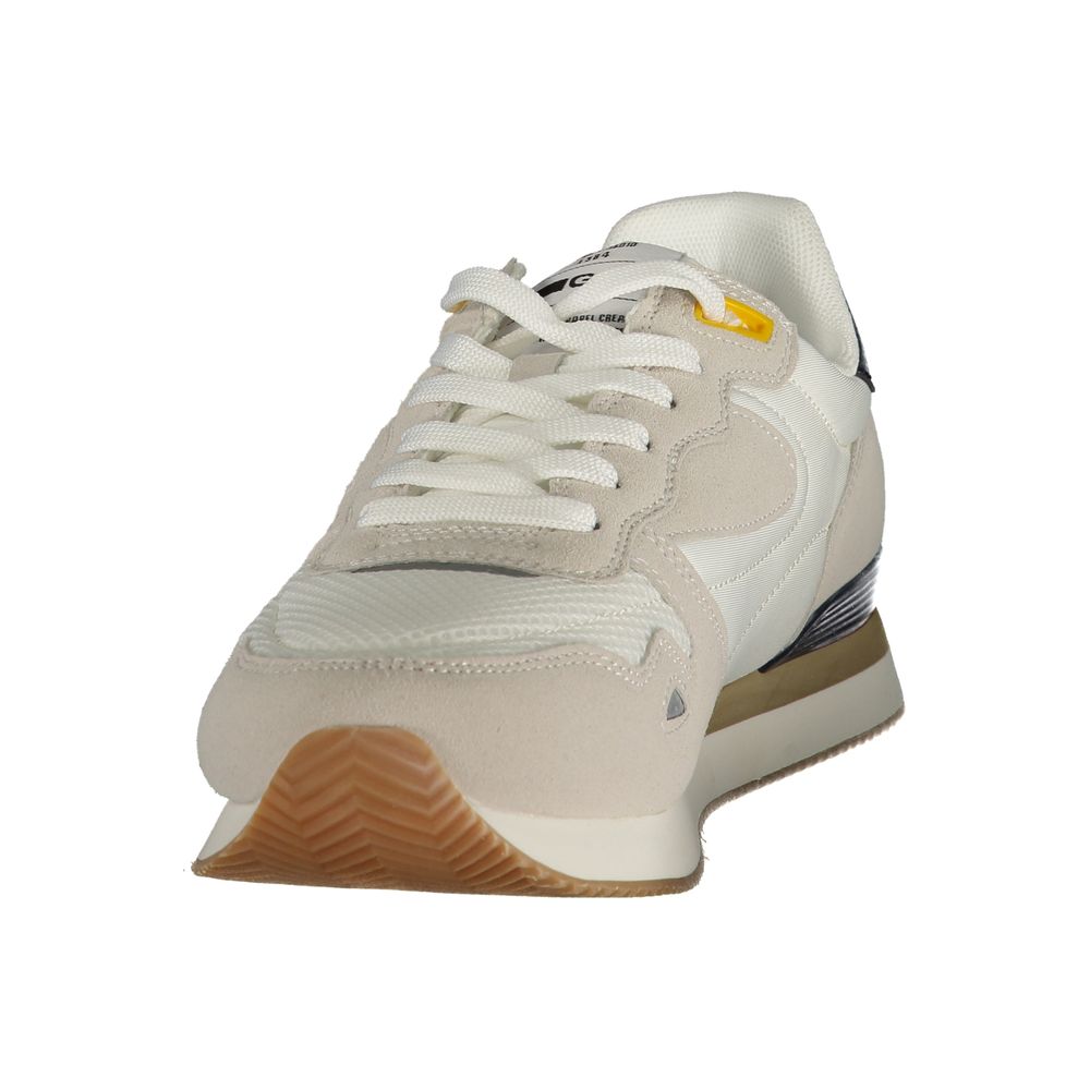 Gas White Polyester Men Sneaker 1728,67403481248,Athletic - Sneakers - Shoes,EU40/US7,EU41/US8,EU42/US9,EU43/US10,EU44/US11,EU45/US12,EU46,Gas,Men,New with tags,Shoes,Sneakers - Shoes,White