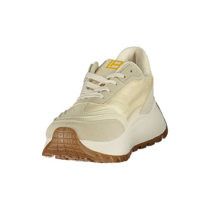 Laura Biagiotti Beige Polyester Athletic Sneakers