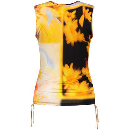 Desigual Arancione Viscosa Women's Tank Top