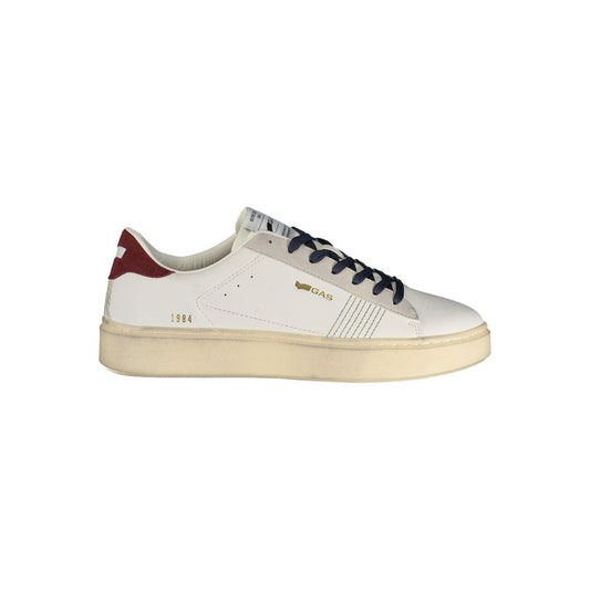 Gas White Polyurethane Men Sneaker 1728,67403481248,Athletic - Sneakers - Shoes,EU40/US7,EU41/US8,EU42/US9,EU43/US10,EU44/US11,EU45/US12,Gas,Men,New with tags,Shoes,Sneakers - Shoes,White
