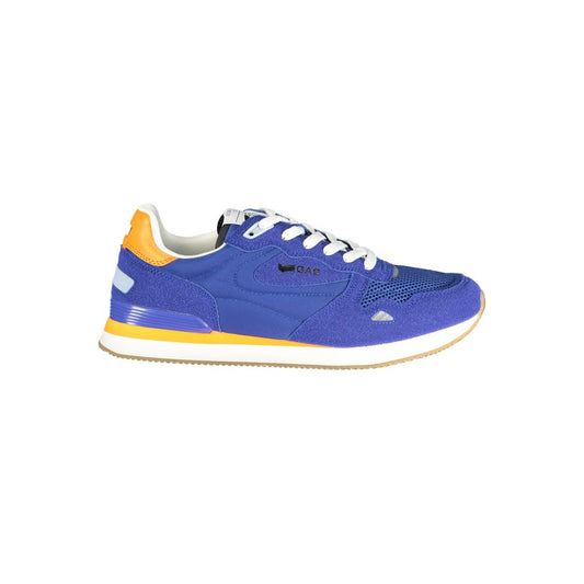 Gas Blue Polyurethane Men Sneaker 1728,67403481248,Athletic - Sneakers - Shoes,Blue,EU40/US7,EU41/US8,EU42/US9,EU43/US10,EU44/US11,EU45/US12,EU46,Gas,Men,New with tags,Shoes,Sneakers - Shoes