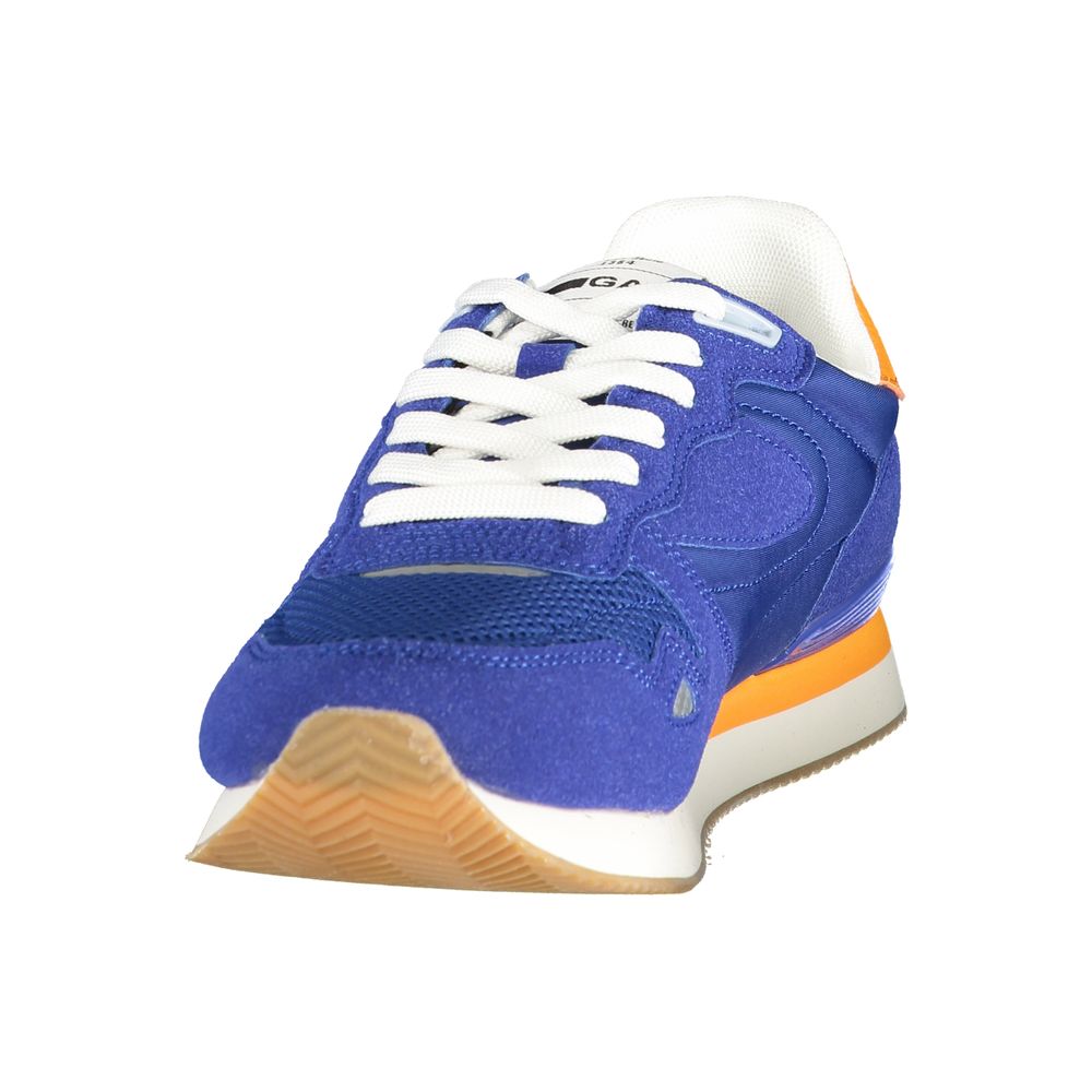 Gas Blue Polyurethane Men Sneaker 1728,67403481248,Athletic - Sneakers - Shoes,Blue,EU40/US7,EU41/US8,EU42/US9,EU43/US10,EU44/US11,EU45/US12,EU46,Gas,Men,New with tags,Shoes,Sneakers - Shoes