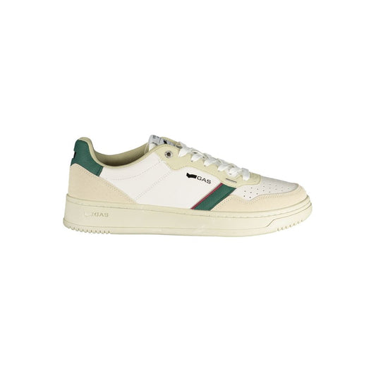 Gas White Polyurethane Men's Sneaker 1728,67403481248,Athletic - Sneakers - Shoes,EU40/US7,EU42/US9,EU43/US10,EU44/US11,EU45/US12,Gas,Men,New with tags,Shoes,Sneakers - Shoes,White