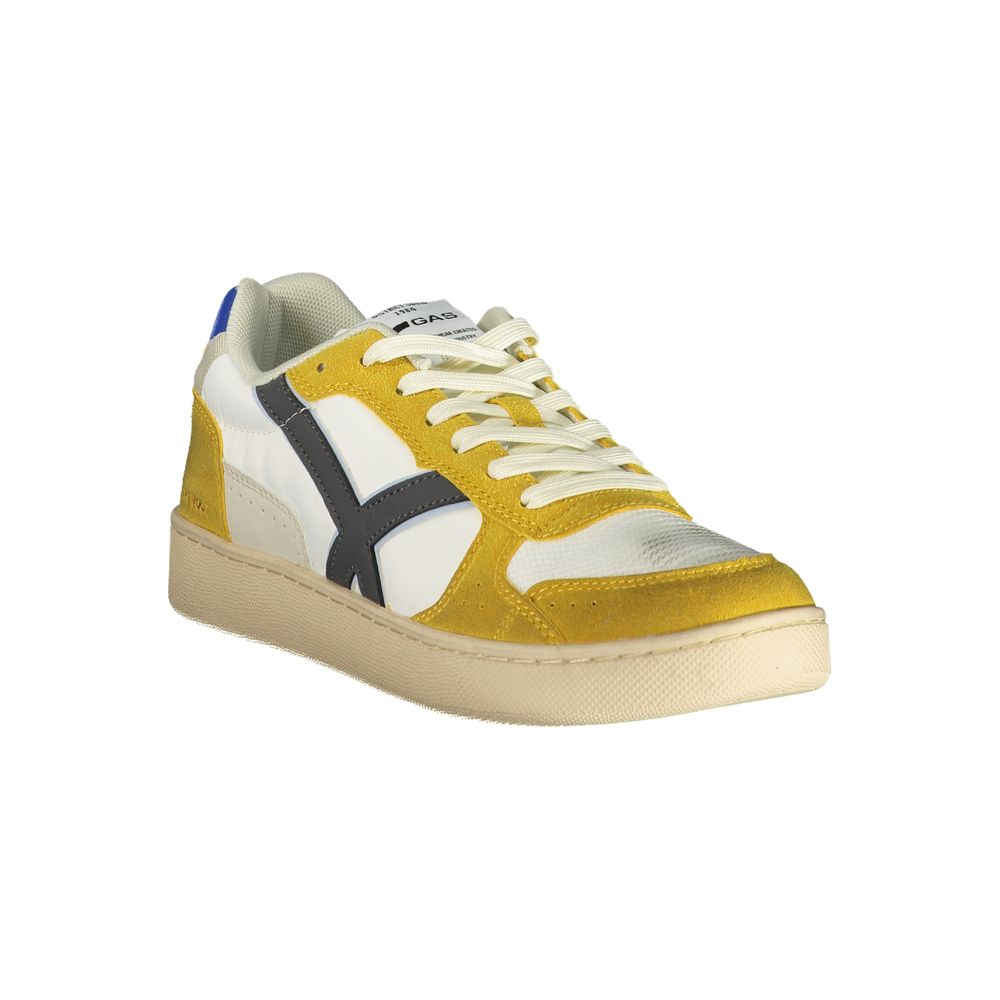 Gas White Polyester Men Sneaker 1728,67403481248,Athletic - Sneakers - Shoes,EU40/US7,EU41/US8,EU42/US9,EU43/US10,EU44/US11,EU45/US12,Gas,Men,New with tags,Shoes,Sneakers - Shoes,White
