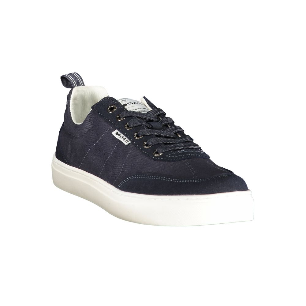 Gas Blue Polyester Athletic Sneakers 1728,67403481248,Athletic - Sneakers - Shoes,Blue,EU40/US7,EU41/US8,EU42/US9,EU43/US10,EU44/US11,EU45/US12,Gas,Men,New with tags,Shoes,Sneakers - Shoes